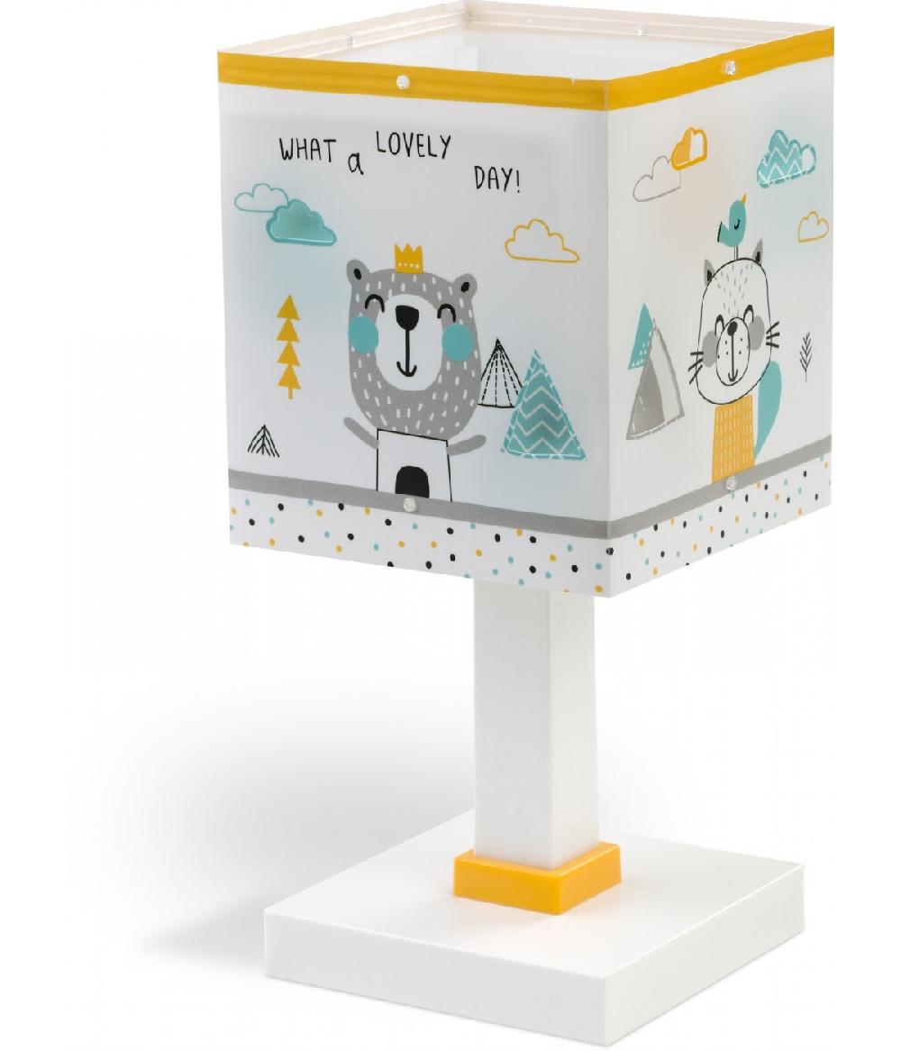 Dansi Lámpara de mesita infantil Hello Little animales bosque Envío gratis