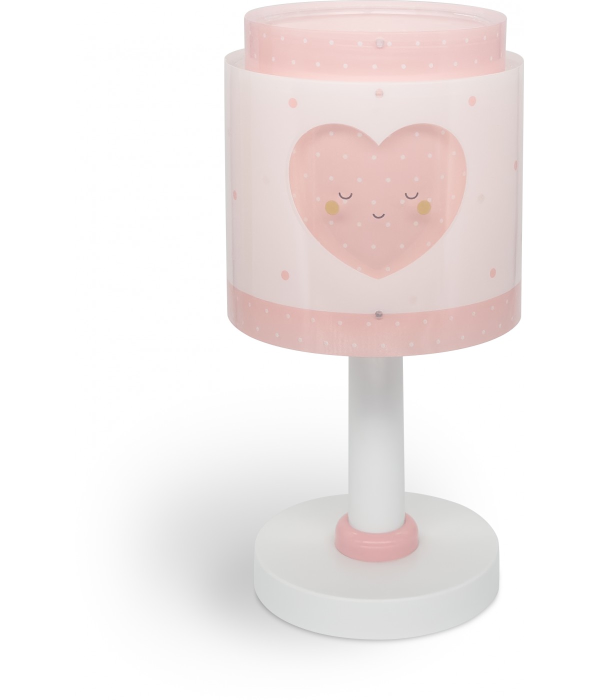 Dansi Lámpara de mesa infantil Baby Dreams Corazón rosa Precio de fábrica
