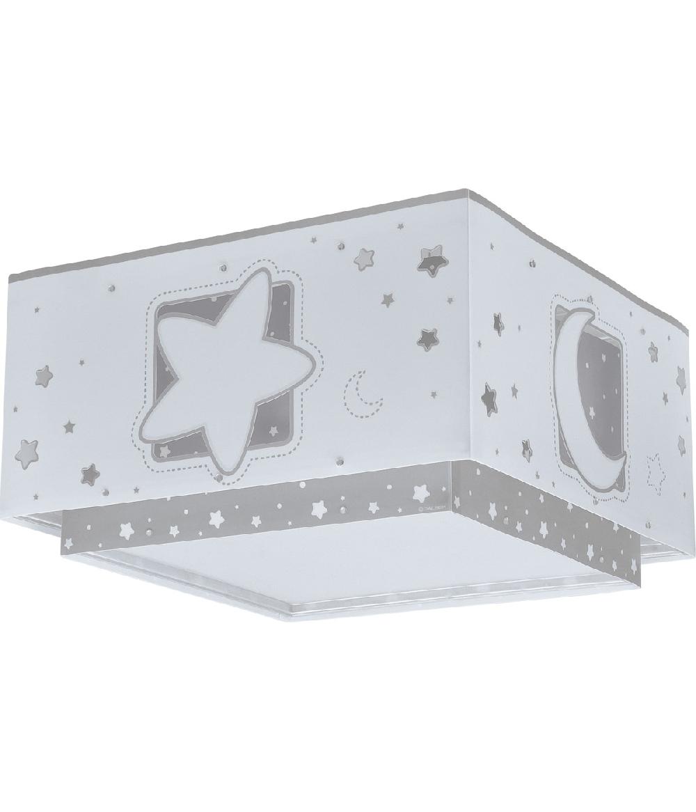 Dansi Plafón infantil Moonlight Luna y Estrellas gris Promoción por tiempo limitado