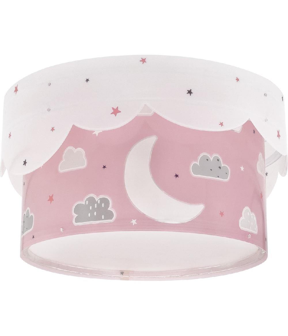 Dansi Plafón infantil Moon Luna rosa