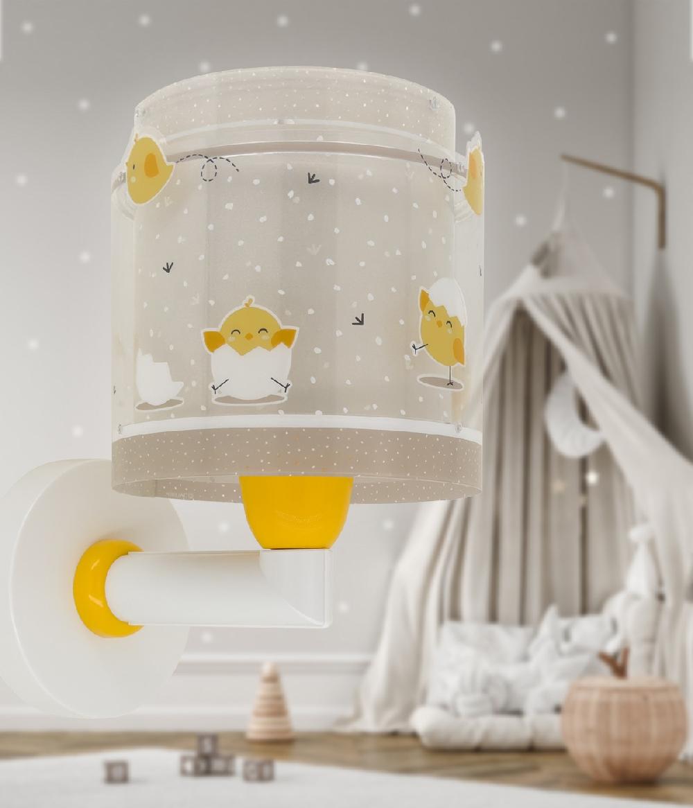 Dansi Aplique de pared infantil Baby Chick Pequeño Pollito