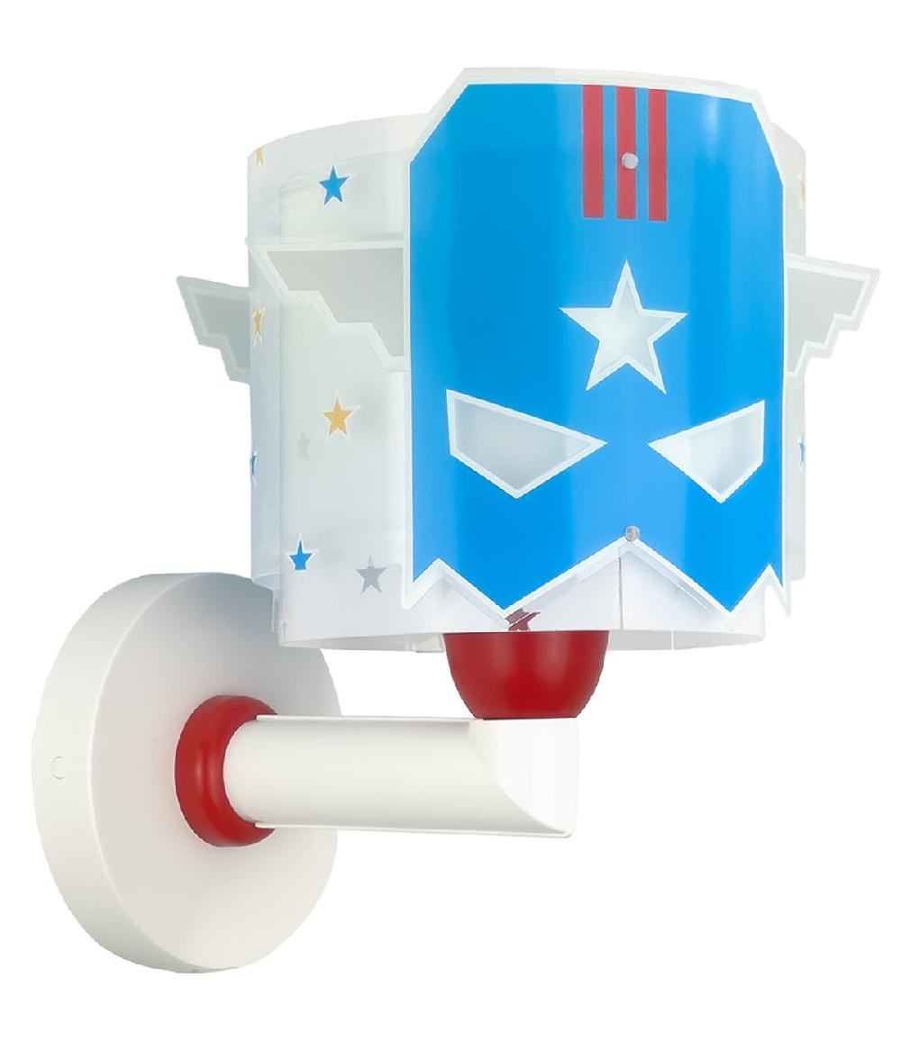 Dansi Aplique de pared infantil Blue Hero Rebajas