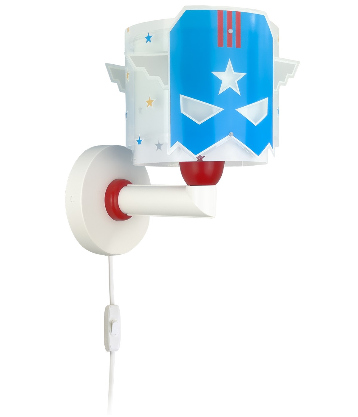 Dansi Aplique de pared infantil Blue Hero Rebajas