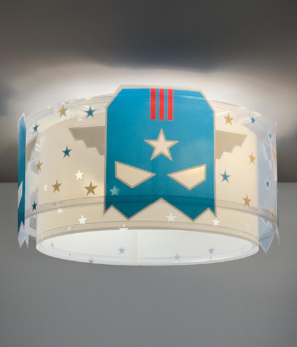 Dansi Plafón de techo infantil Blue Hero Gran oferta