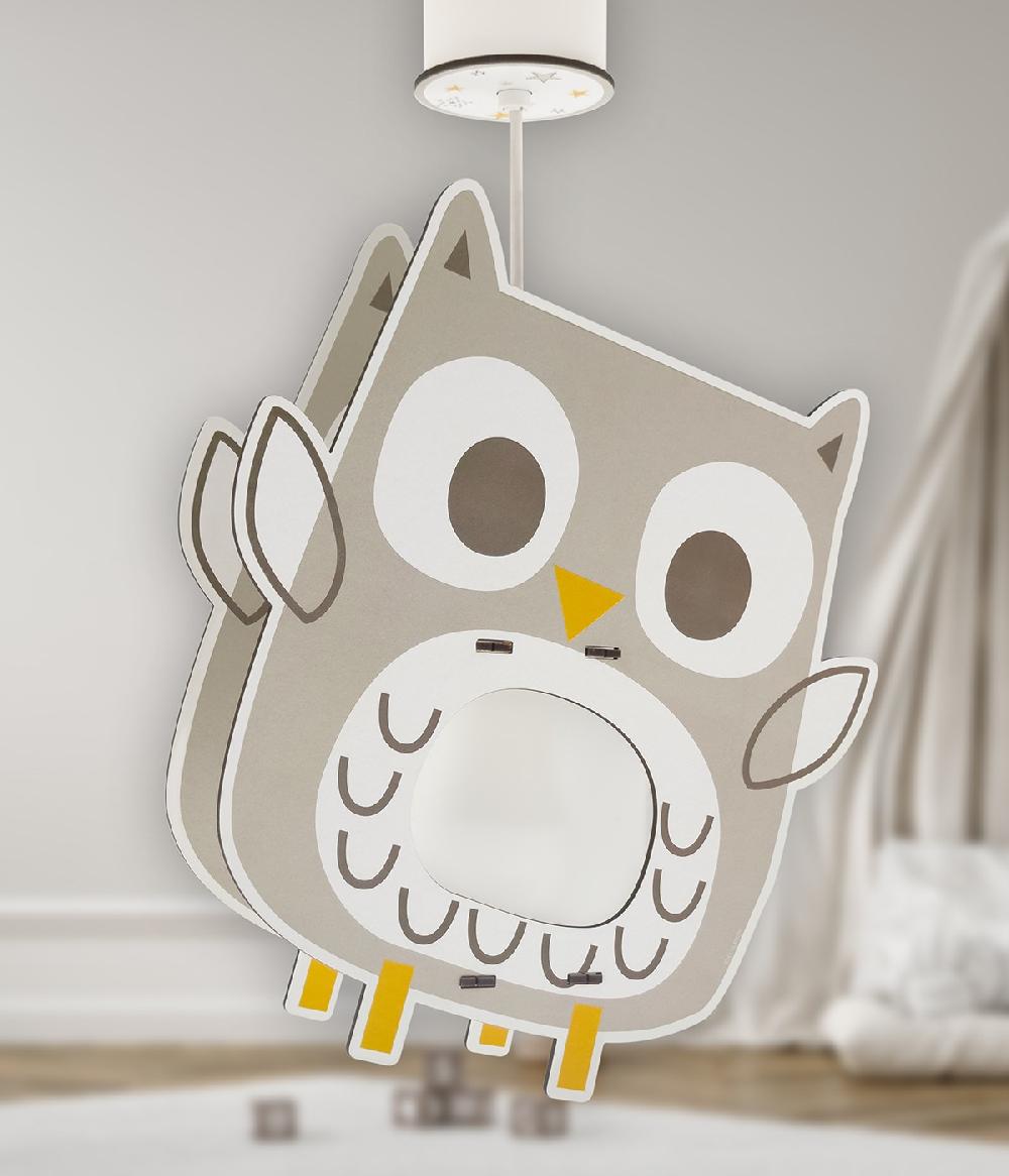 Dansi Lámpara de techo infantil Good Night Búho - eco friendly