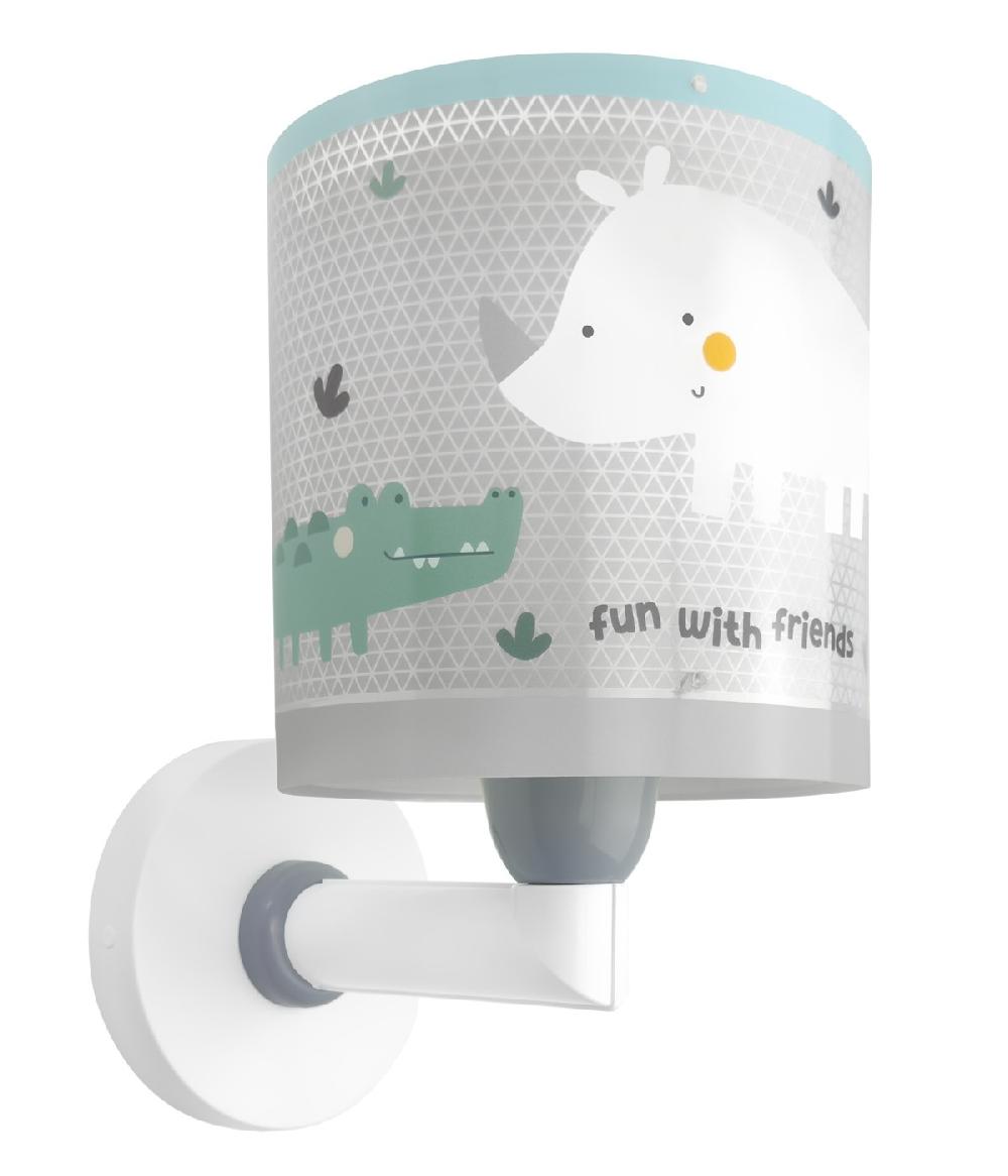 Dansi Aplique de pared infantil Rhino & Croco Tienda
