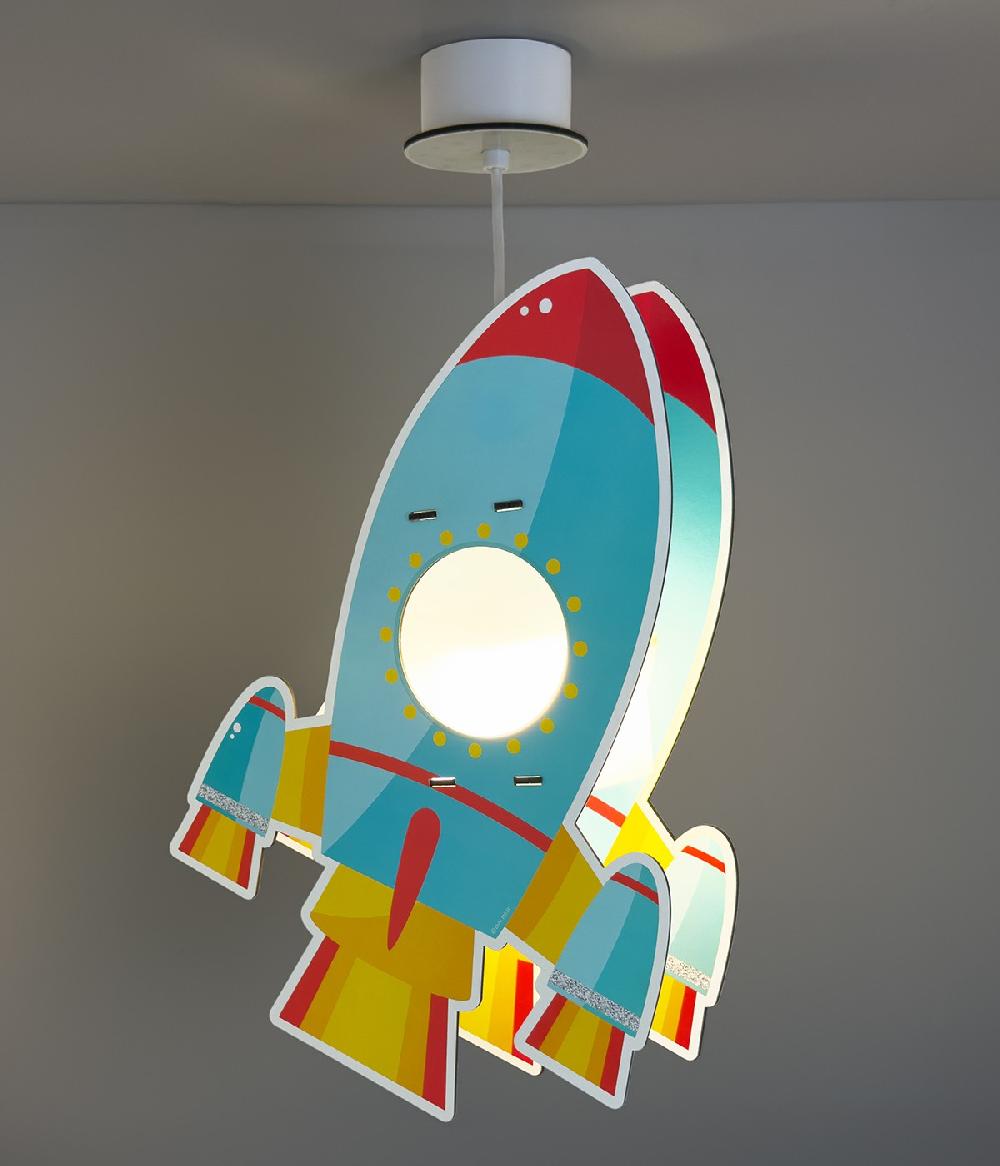 Dansi Lámpara de techo infantil Cohete Rocket - eco friendly Mejor oferta