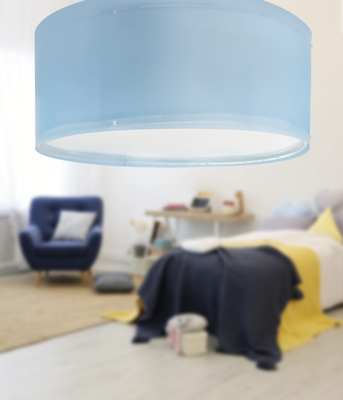 Dansi Plafón de techo infantil Color Light Azul