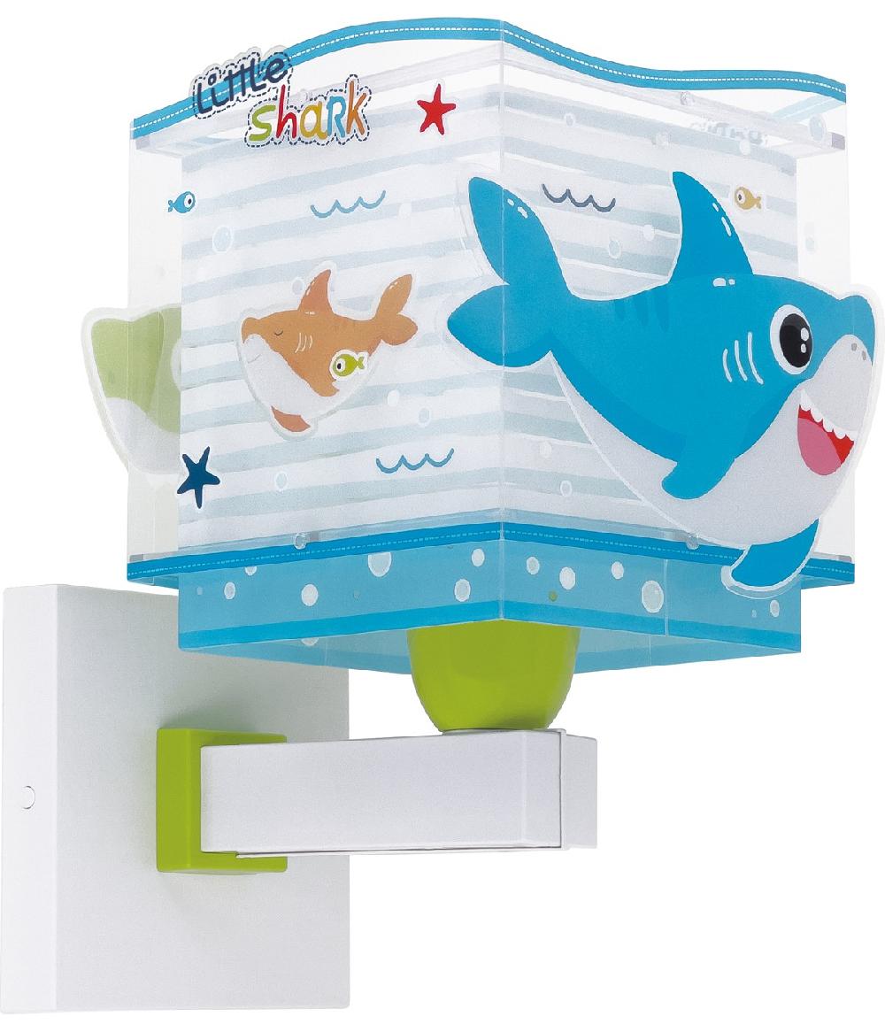 Dansi Aplique de pared infantil Little Shark Pequeño Tiburón