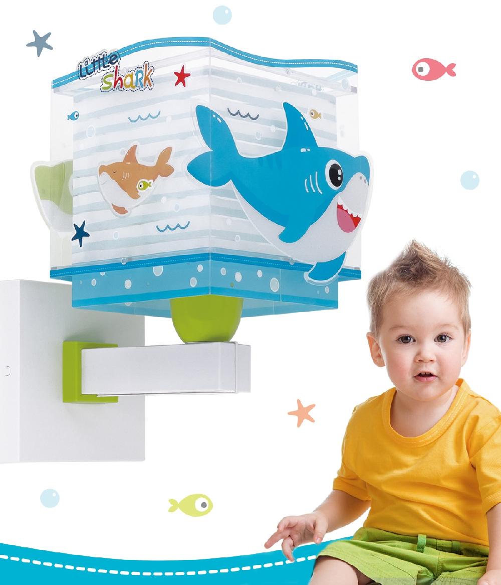 Dansi Aplique de pared infantil Little Shark Pequeño Tiburón Ofertas de temporada