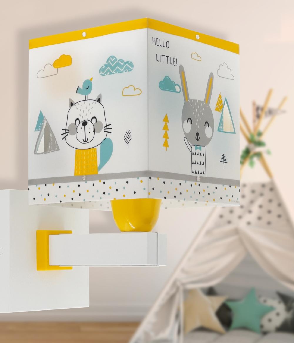 Dansi Aplique de pared infantil Hello Little animales bosque 2025