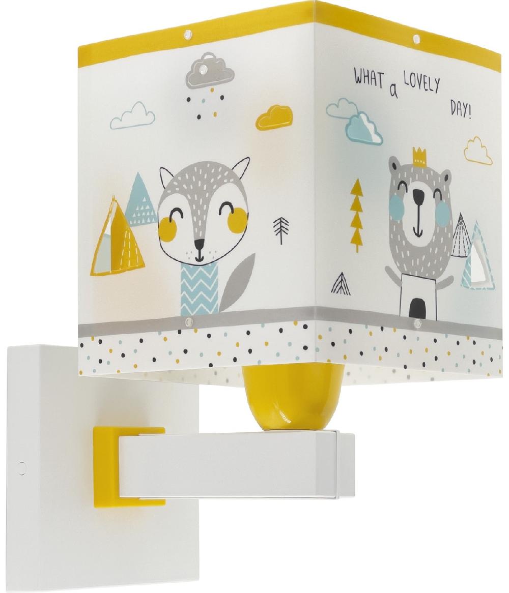 Dansi Aplique de pared infantil Hello Little animales bosque 2025
