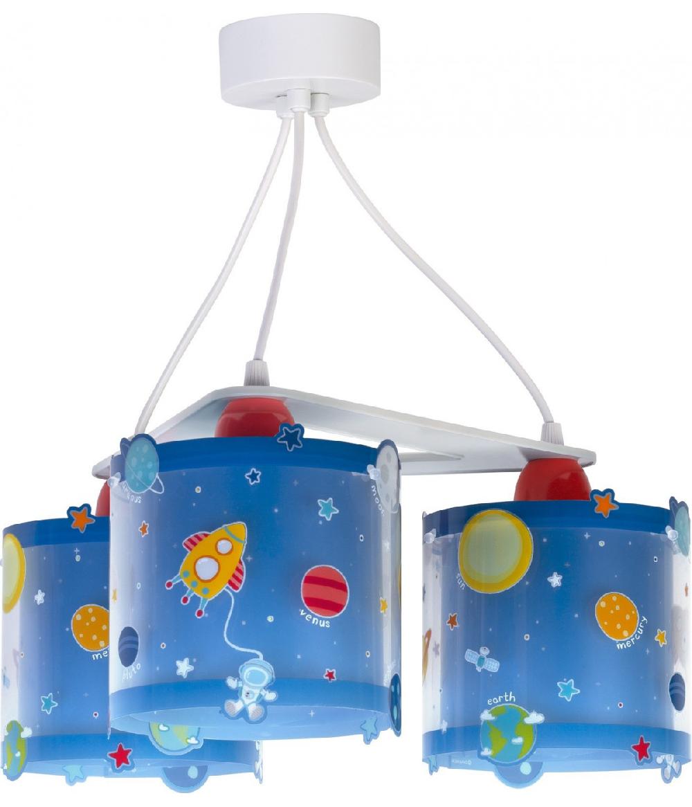 Dansi Lámpara de techo 3 luces infantil Planets Planetas sistema solar Venta caliente