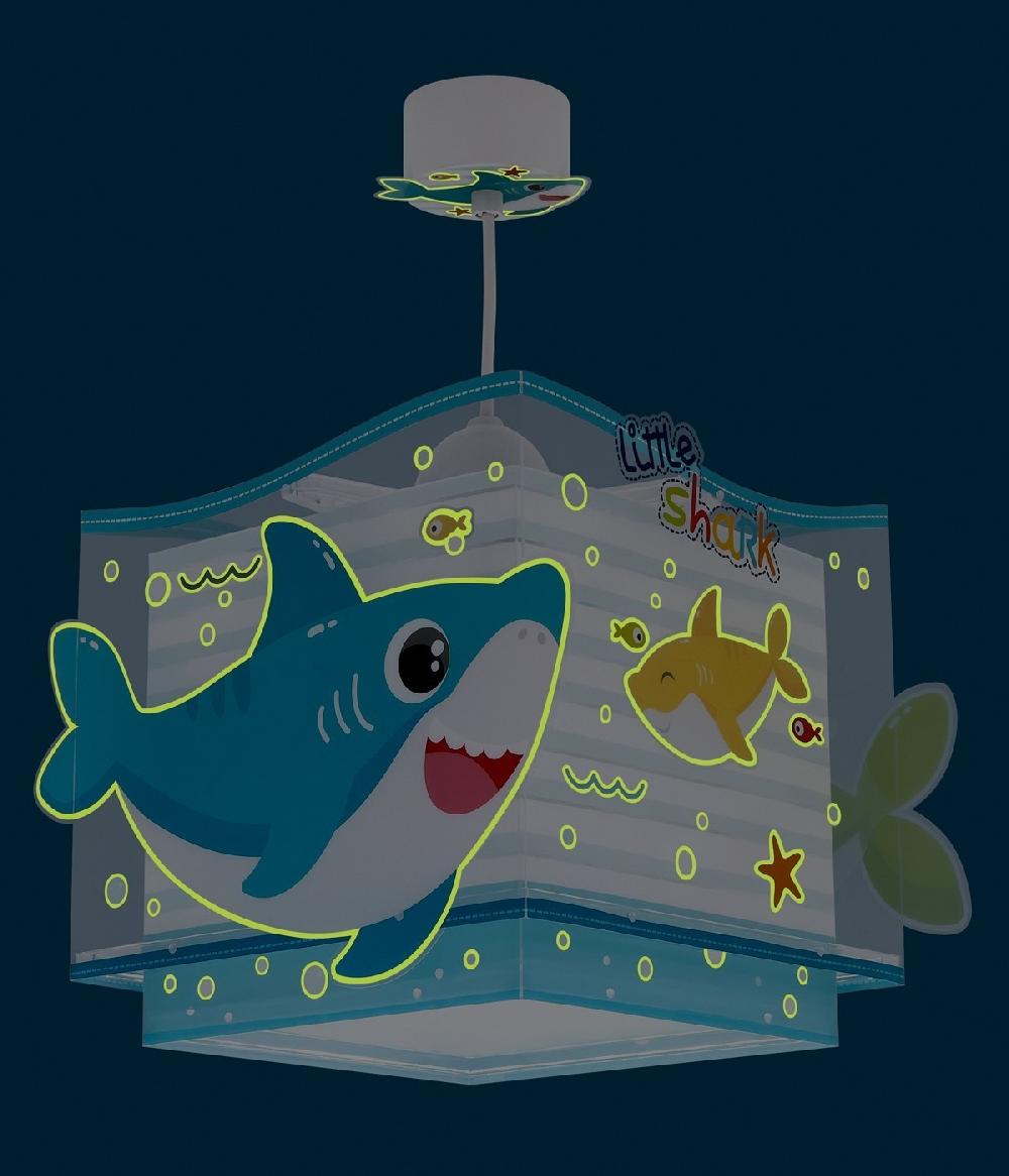 Dansi Lámpara de techo infantil Little Shark Pequeño Tiburón En oferta
