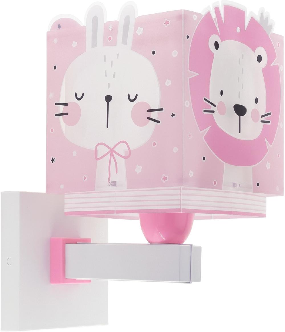 Dansi Aplique de pared infantil Baby Jungle animales bosque rosa Oferta especial
