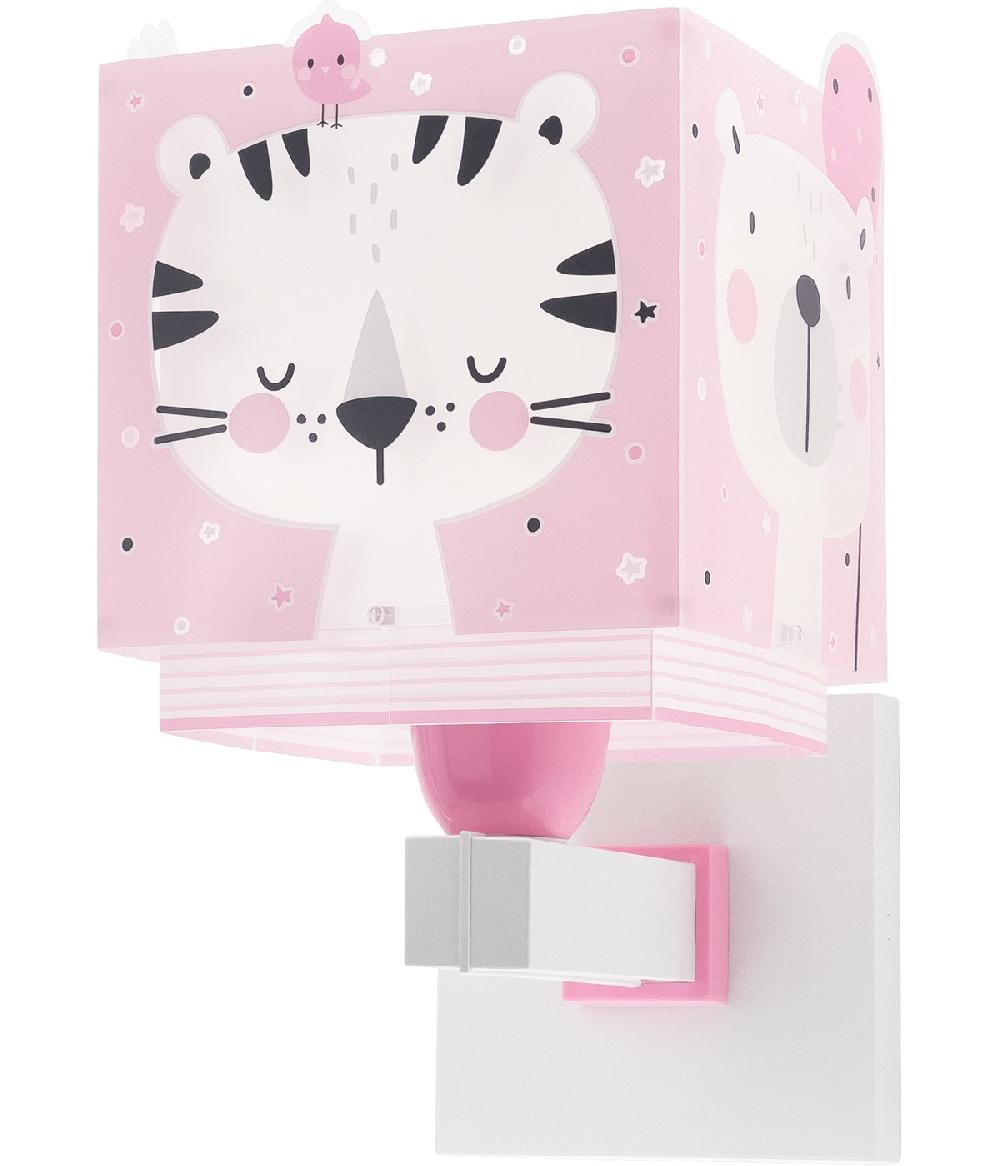 Dansi Aplique de pared infantil Baby Jungle animales bosque rosa Oferta especial