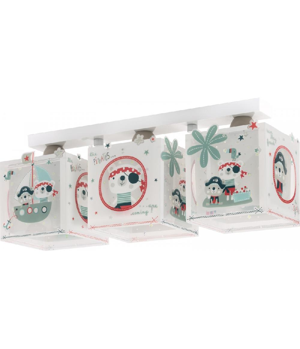 Dansi Plafón de techo 3 Luces infantil The Piratas COMPRAR AHORA