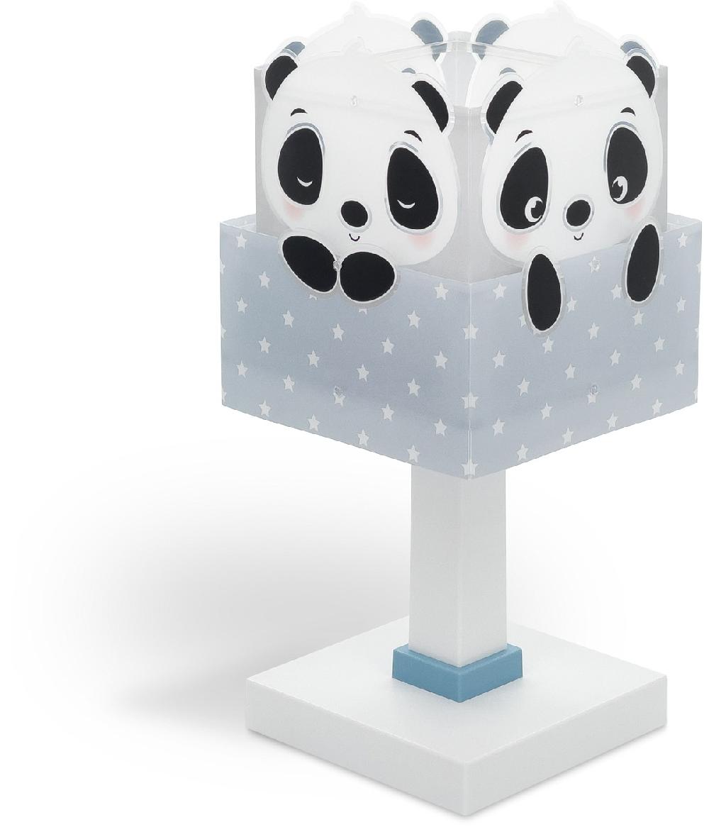 Dansi Lámpara de mesa infantil Panda azul Último día