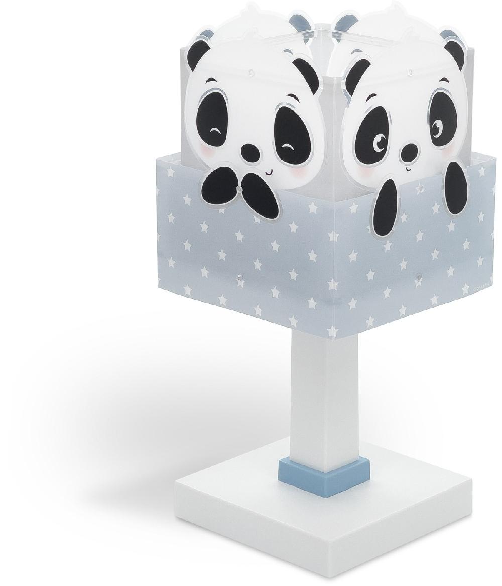 Dansi Lámpara de mesa infantil Panda azul Último día