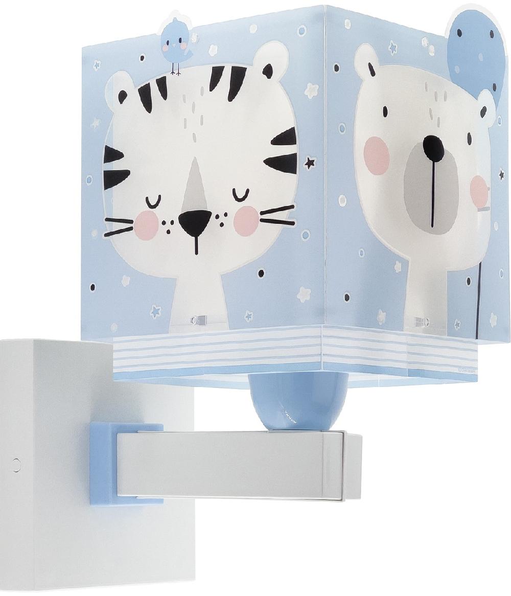 Dansi Aplique de pared infantil Baby Jungle animales bosque azul Promoción por tiempo limitado