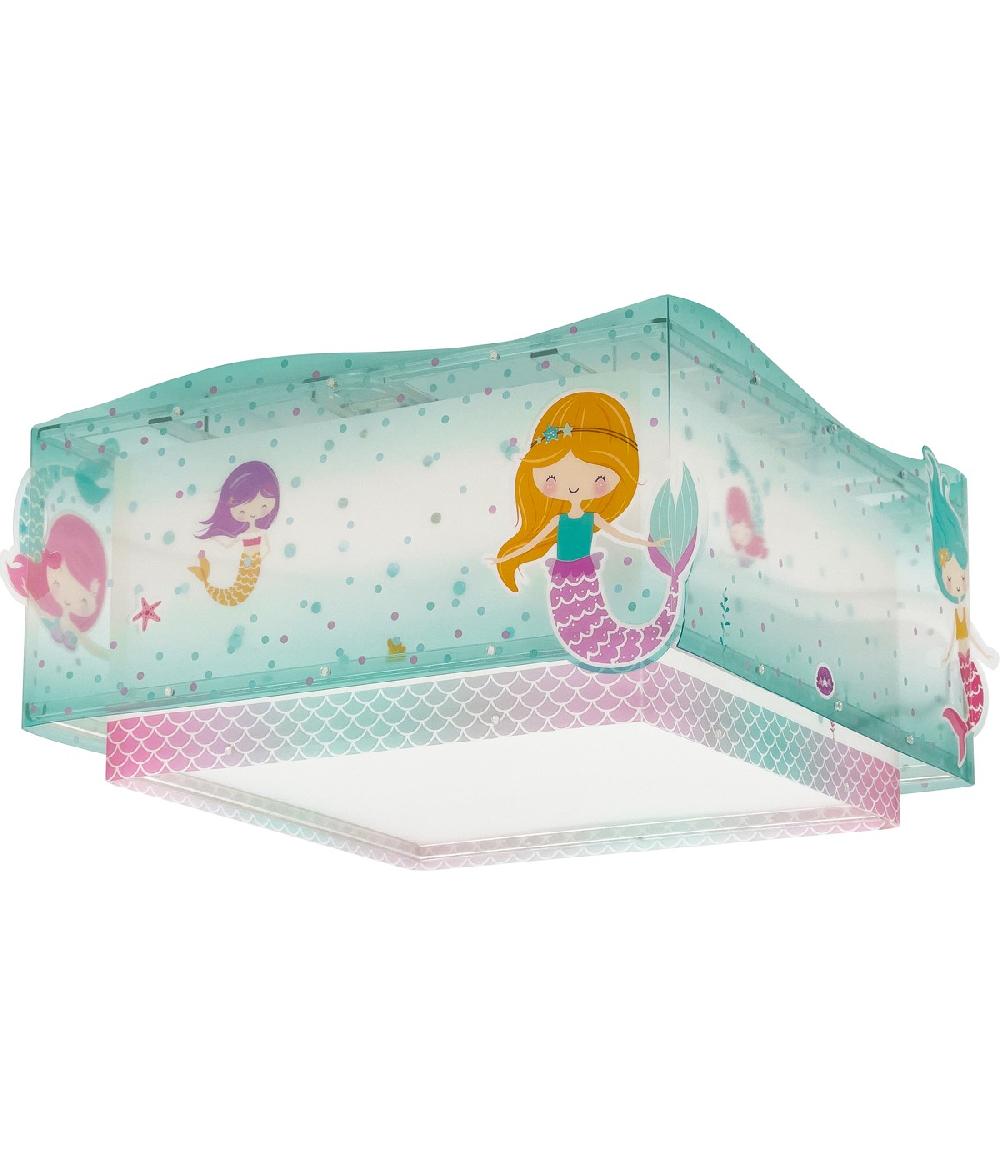 Dansi Plafón de techo infantil Mermaids Sirenas Liquidación