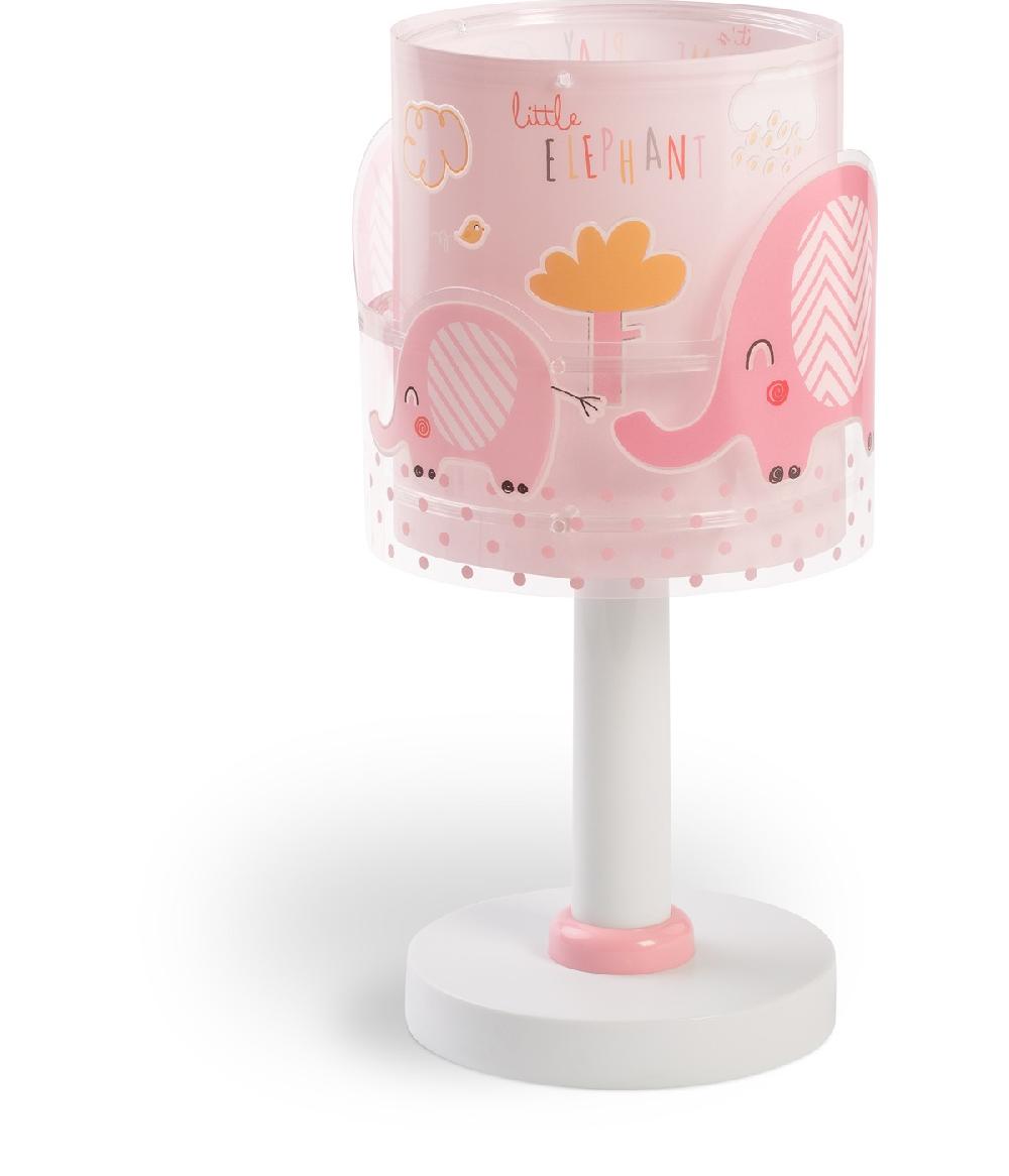 Dansi Lámpara de mesita infantil Little Elephant Elefante rosa