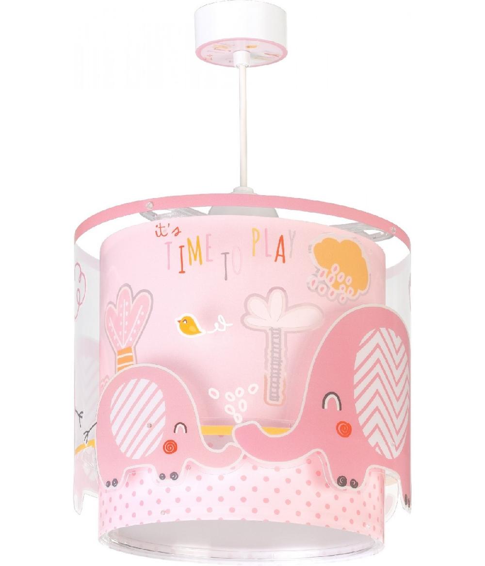 Dansi Lámpara de techo infantil Little Elephant Elefante rosa Oferta exclusiva