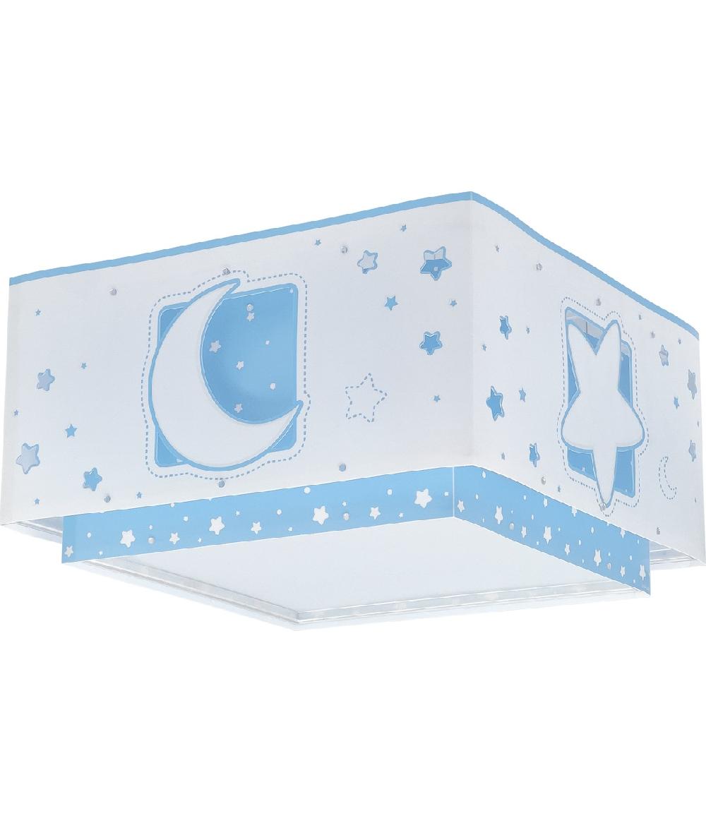 Dansi Plafón infantil Moonlight Luna y Estrellas azul