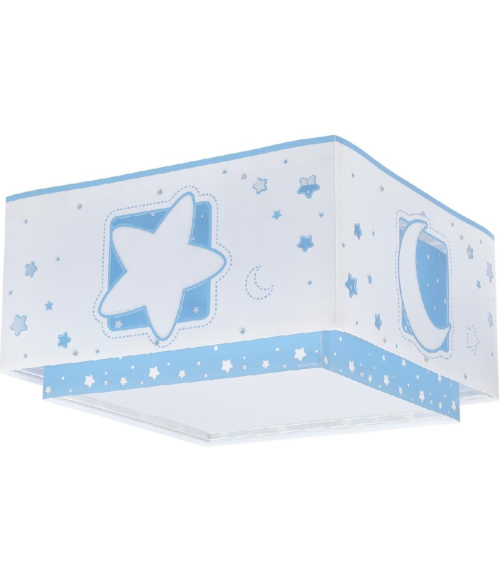 Dansi Plafón infantil Moonlight Luna y Estrellas azul Última moda