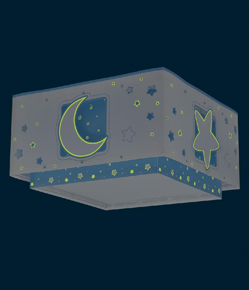 Dansi Plafón infantil Moonlight Luna y Estrellas azul Última moda