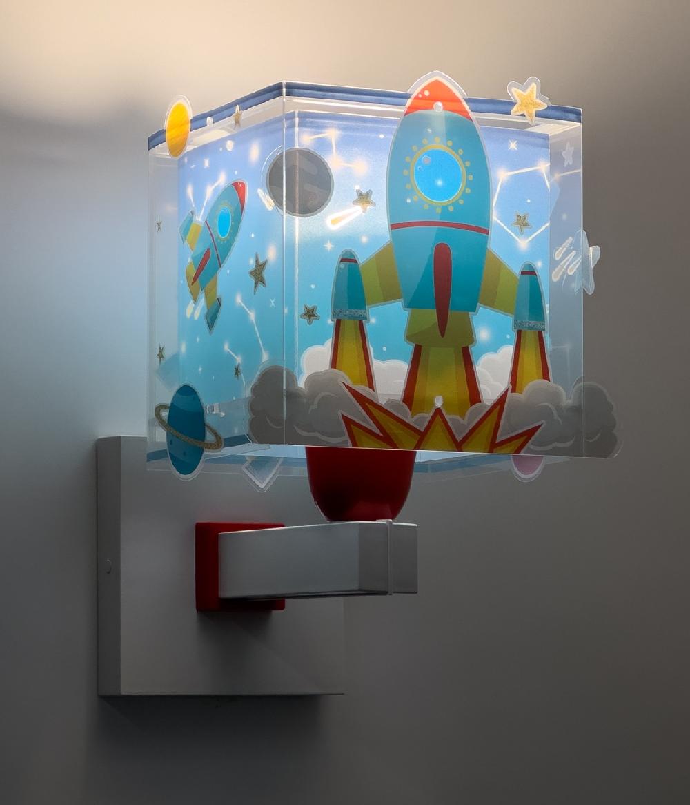 Dansi Aplique de pared infantil Cohete Rocket Grandes ahorros