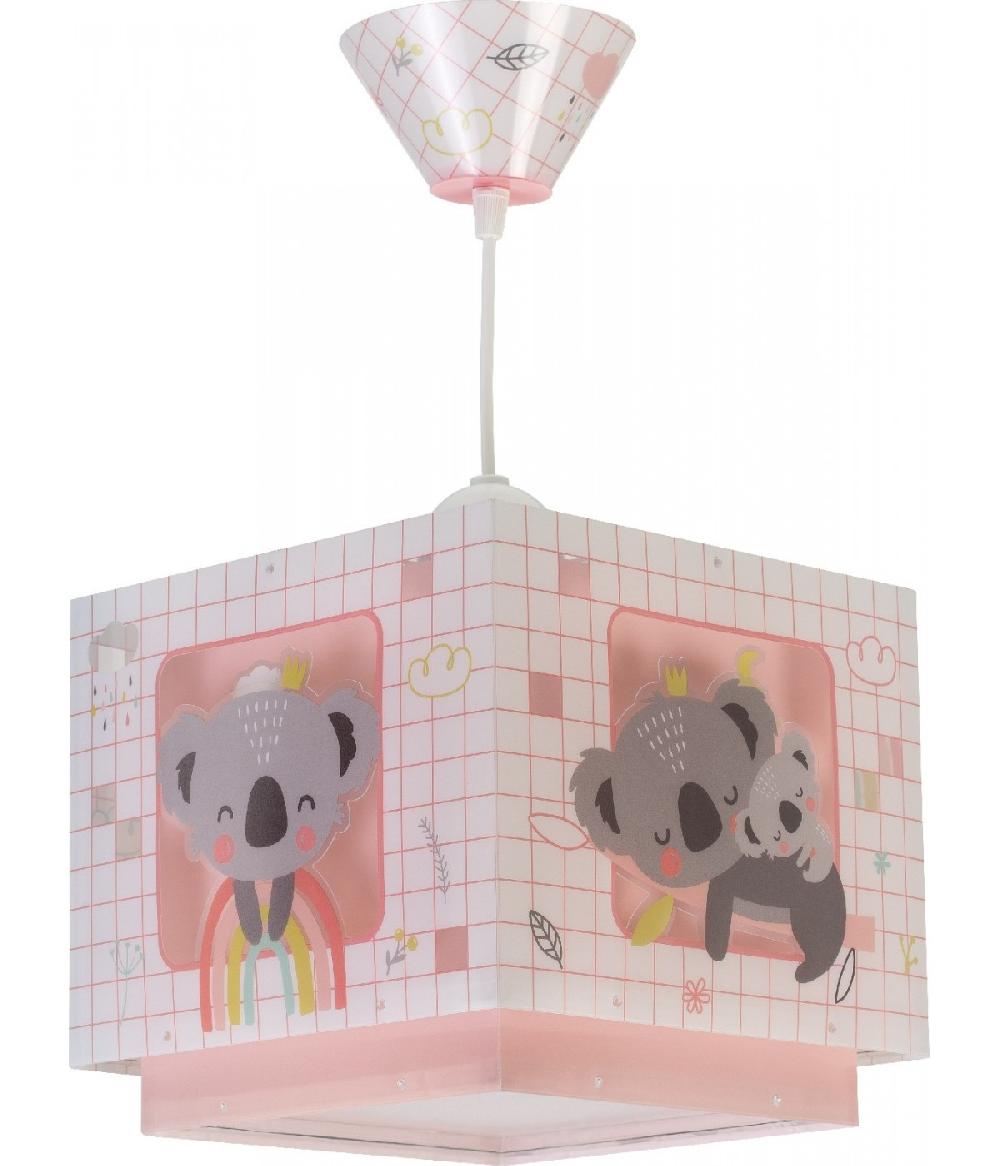 Dansi Lámpara de techo infantil Koala rosa Devoluciones gratuitas