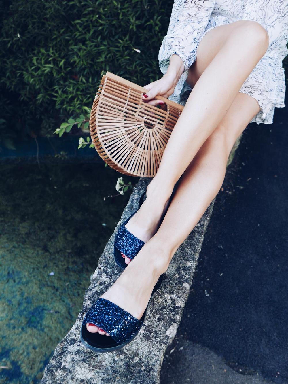 Del rio london Ibiza sandals midnight blue Solo hoy