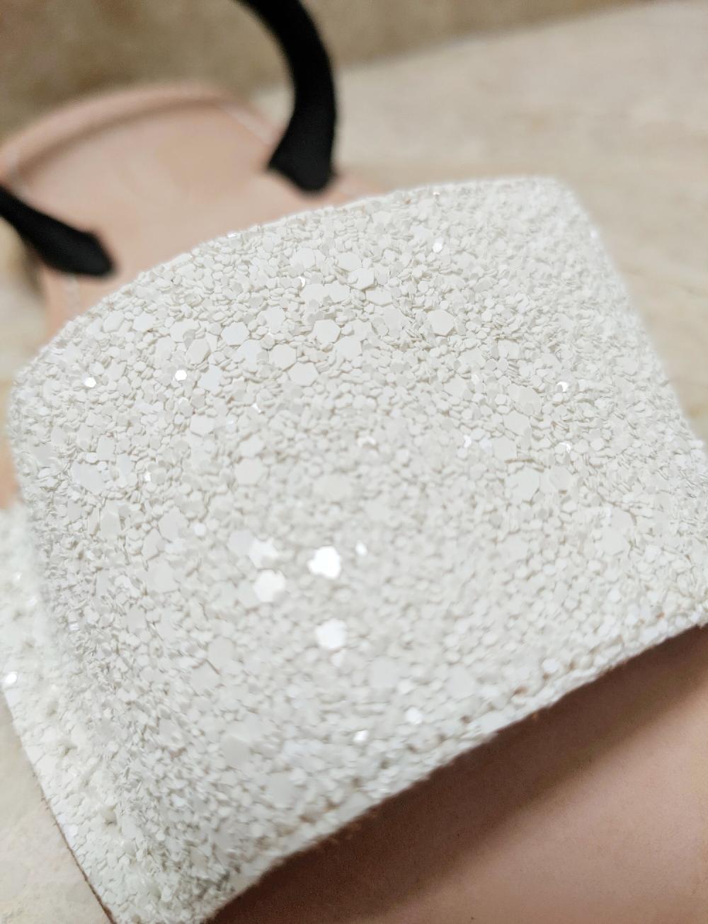 Del rio london Ibiza sandals white - black slingback Oferta especial de fábrica