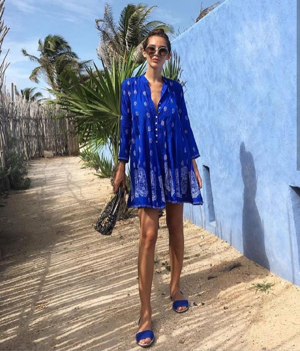 Del rio london Suede sandals electric blue Limitado a 3 días