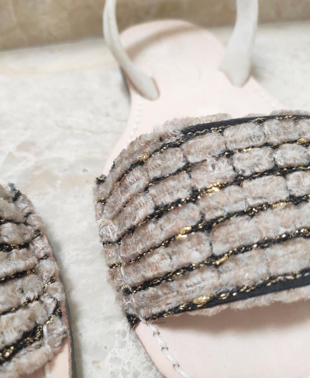 Del rio london Sandals in repurposed fabric En oferta