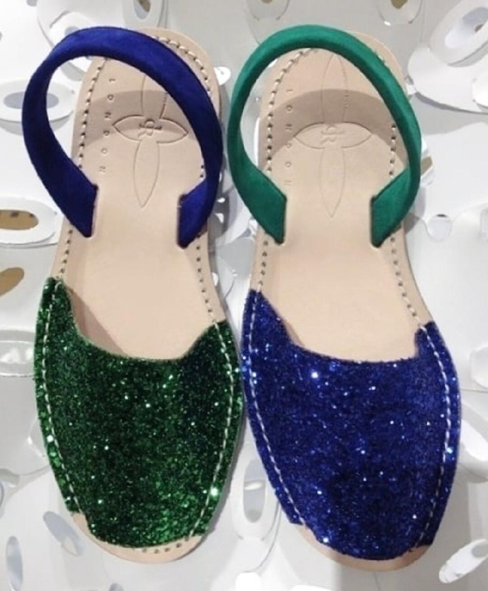 Del rio london Classic Ibiza flats parrot green Ofertas de temporada