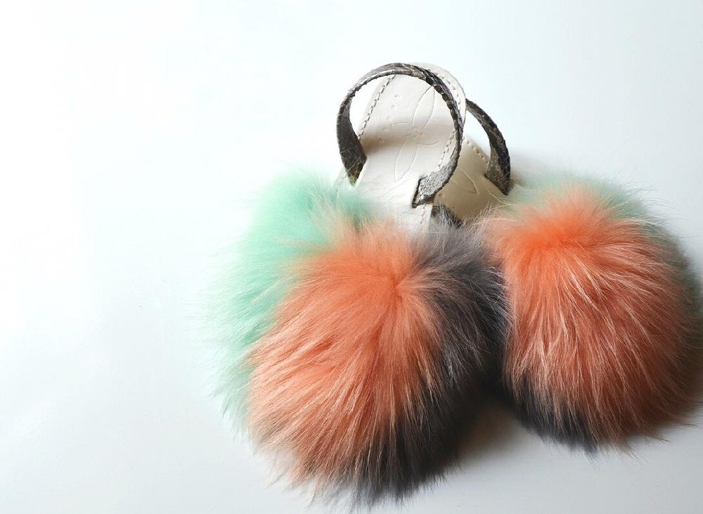Del rio london Classic Finn raccoon flats taupe/peach/sage - python slingback Descuento