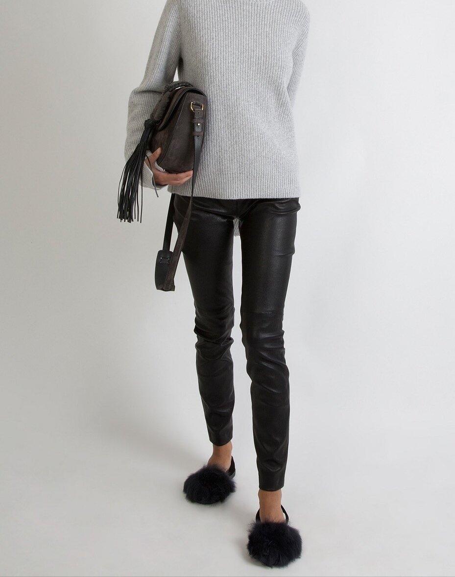 Del rio london Classic Tuscan lamb flats slate - suede slingback Tienda