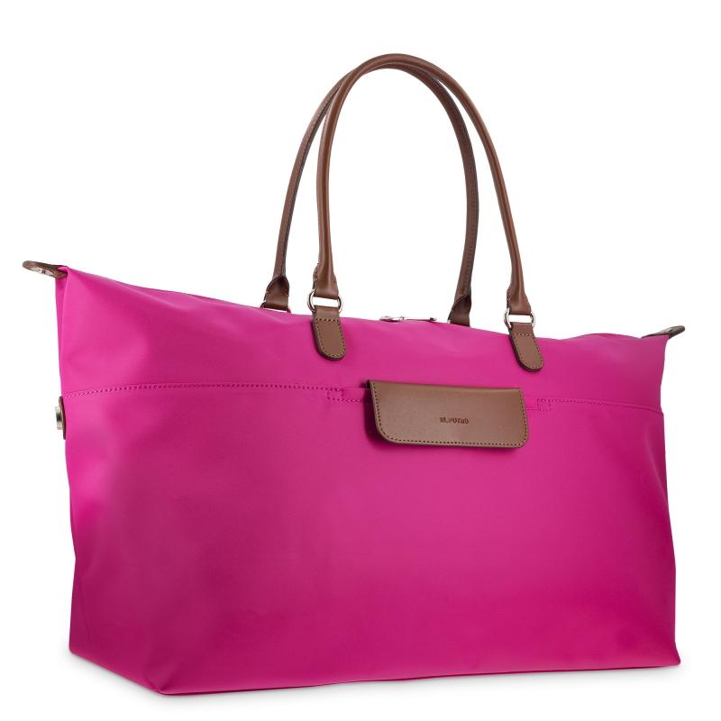 El potro Bolso cesta de viaje grande rosa-El Potro Oferta especial de fábrica
