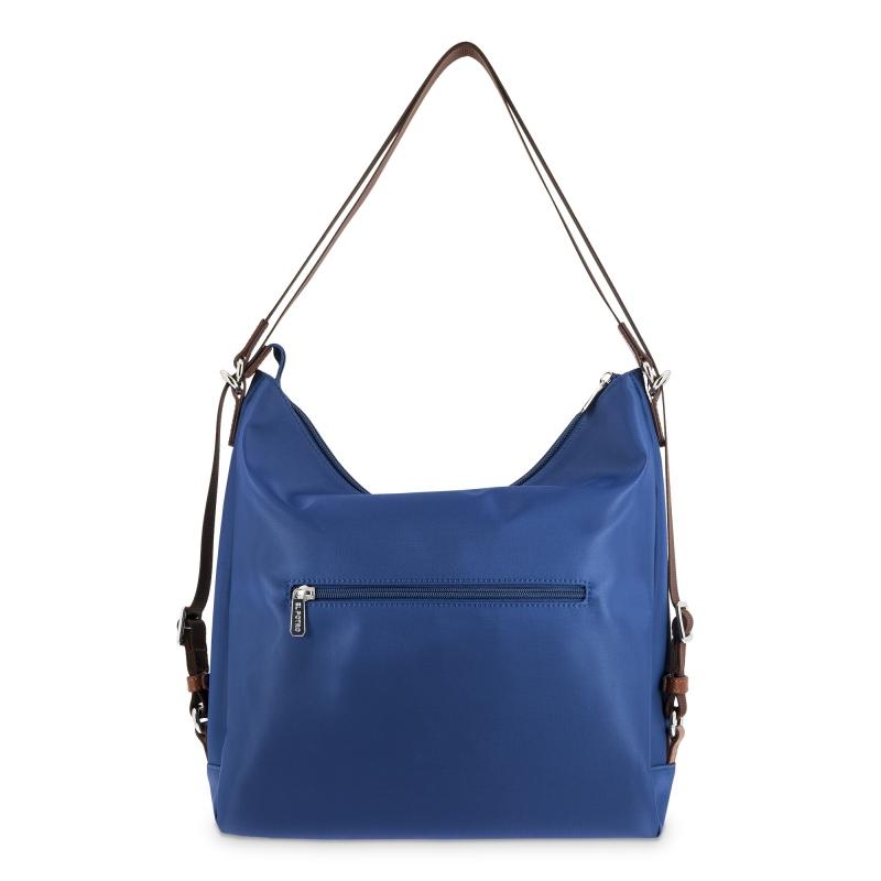 El potro Bolso convertible en mochila azul-El Potro Ahorra y exporta