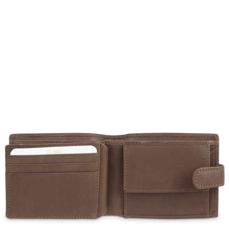 El potro Cartera monedero interior de hombre en piel vacuno cuero Legitimo-E L P O T R O Rebajas