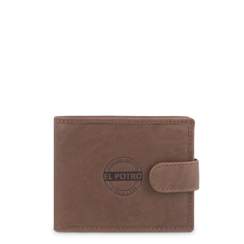 El potro Cartera monedero exterior de hombre en piel vacuno cuero Legitimo-E L P O T R O