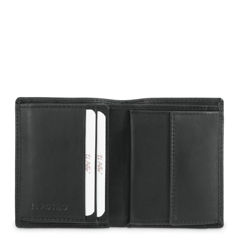 El potro Cartera monedero interior de hombre en piel vacuno negro Legitimo-E L P O T R O Los más vendidos