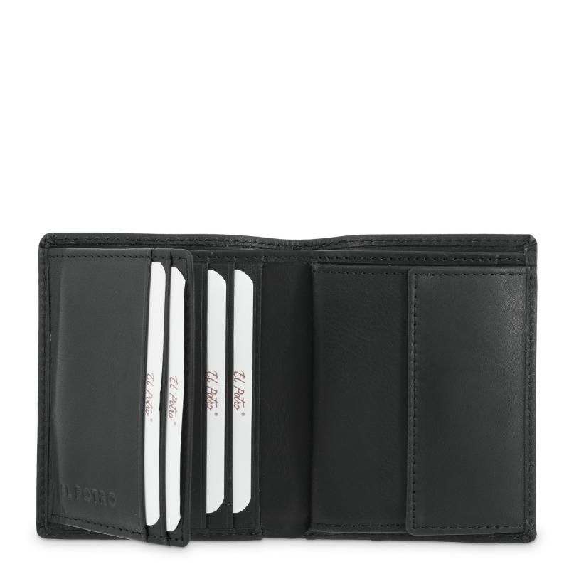 El potro Cartera monedero interior de hombre en piel vacuno negro Legitimo-E L P O T R O Los más vendidos