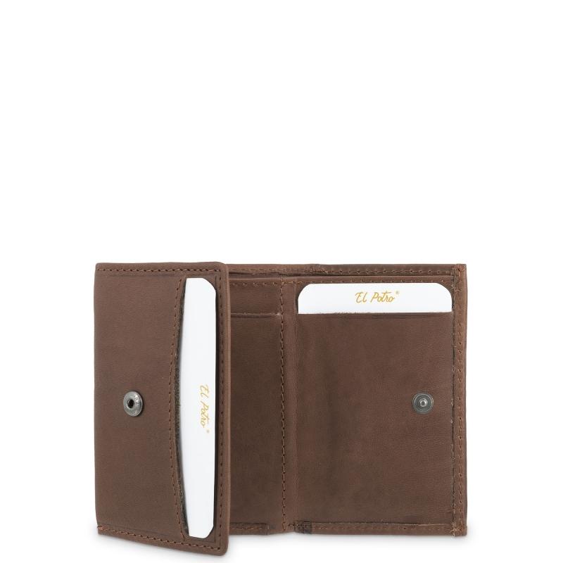 El potro Cartera con monedero interior de hombre en piel vacuno cuero Legitimo-E L P O T R O Envío gratis