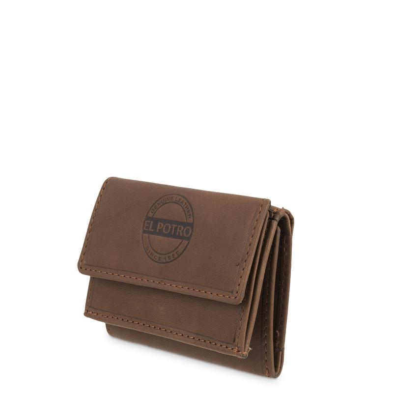El potro Cartera con monedero interior de hombre en piel vacuno cuero Legitimo-E L P O T R O Envío gratis