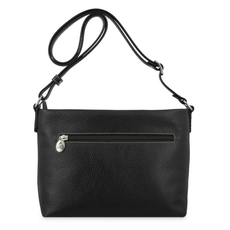 El potro Bolso bandolera de mujer en piel vacuno color negro - Floater Ahorra y exporta