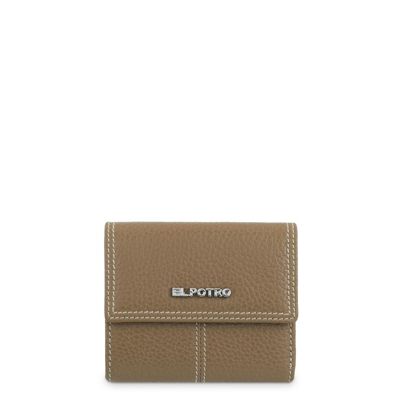 El potro Cartera solapa pequeño mujer en piel vacuno color cuero- Floater