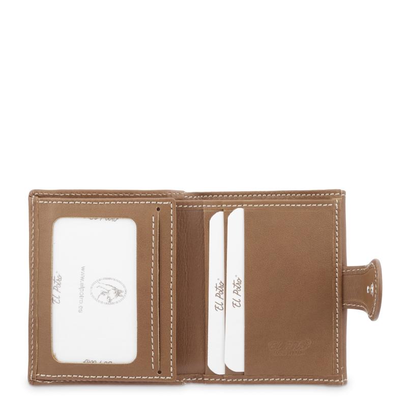 El potro Cartera pequeña mujer en piel vacuno color cuero-origen-El Potro Venta caliente